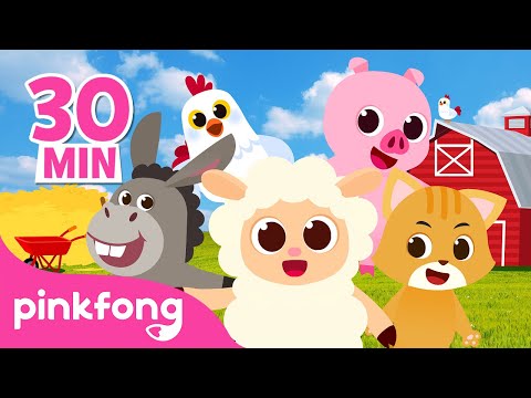 The Little Tiny Ant 🐜 and more I Farm Animals | Animal Songs | Pinkfong Nursery Rhymes for Kids
