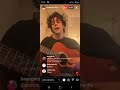 Stephen Sanchez - Missing You (new song with Ashe) insta live