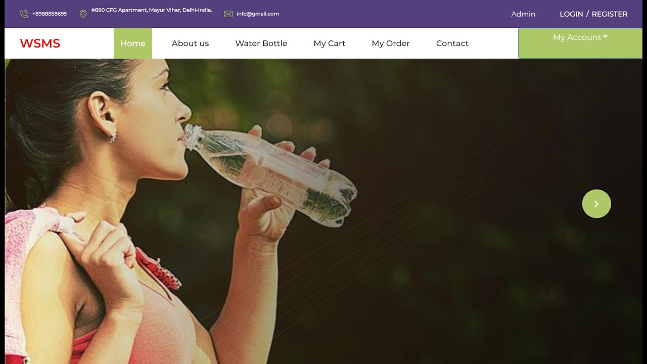 Water Supply Booking Website