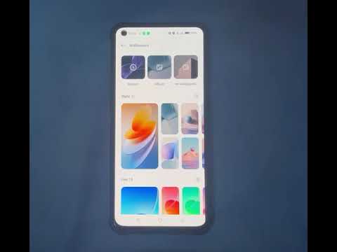 how to set download wallpaper in oppo a54 , download wallpaper set kaise karen
