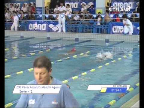 Serie 2 dei 200 Rana  Assoluti Maschi Agonisti -  Meeting di Halloween 8  Trofeo citta' di Rosa'