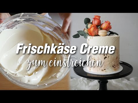 😊Cream cheese frosting for coating cakes - without butter