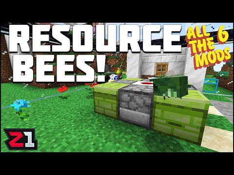 Resourceful Bees Are AMAZING ! All The Mods 6 Minecraft Ep.10 | Z1 Gaming