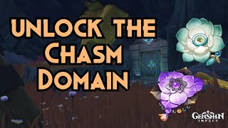 How to Unlock The Lost Valley Chasm Domain - Genshin Impact 2.6