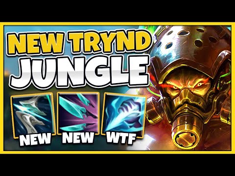 TRYNDAMERE CAN JUNGLE IN SEASON 11 TOO?!? NEW RANK 1 TRYND JUNGLE GAMEPLAY! - League of Legends