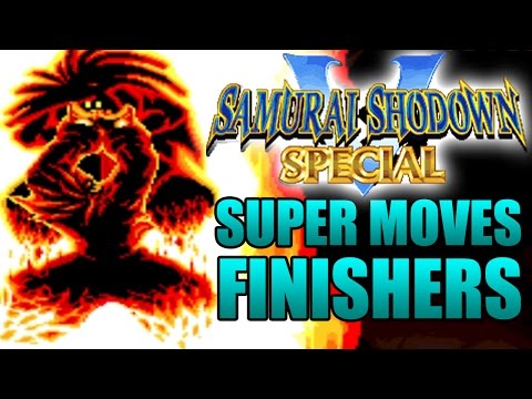 Samurai Shodown V 5 Perfect Special All Super Hyper Moves Finishers Forfeits Finishing Video