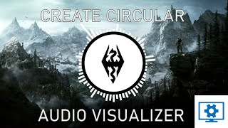 How to Create Circular Audio Visualizer tutorial  