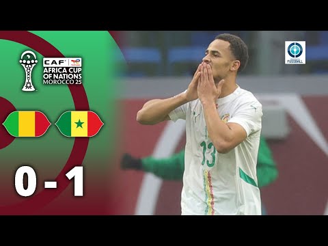 Rot-Chaos kurz vor der Pause - Mane & Co. buchen erstes Halbfinalticket! | Mali - Senegal