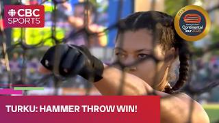 B.C.'s Camryn Rogers caps undefeated year with hammer throw win at the Paavo Nurmi Games