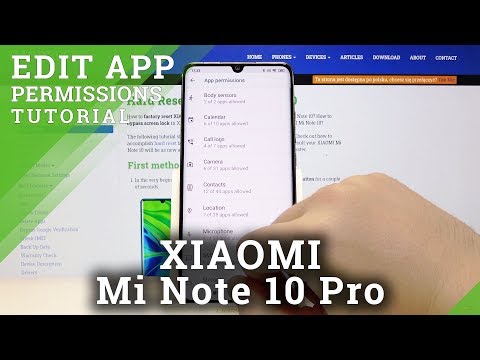 How to Allow App Permission in Xiaomi Mi Note 10 Pro - Change App Permissions