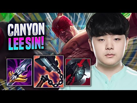 CANYON INTENSE GAME WITH LEE SIN! - DK Canyon Plays Lee Sin JUNGLE vs Vi! | Season 2022