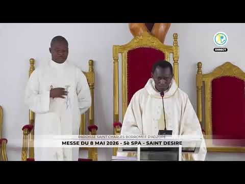 Messe de 6h30 du 8 mai 2026 en direct de la paroisse Saint Charles Borromée d'Adzopé