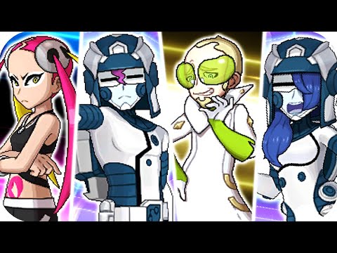 Pokémon Ultra Sun & Ultra Moon : All Admin & Ultra Recon Squad Battles (HQ)