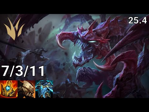 Cho'Gath Jungle vs Viego - EUW Master | Patch 25.4