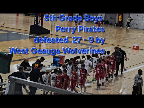 5th Grade Boys : Perry Pirates defeated 27 - 9 West Geauga Wolverines