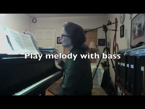 (HD) Piano Lesson: Sarabande in G, French Suite No. 5, BWV 816