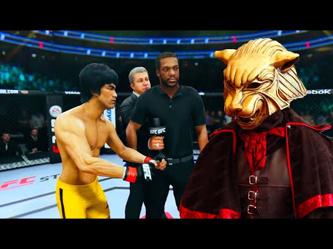 🔥  Bruce Lee vs.  Master of Shadows (The Crystal Maze) (EA Sports UFC 4)