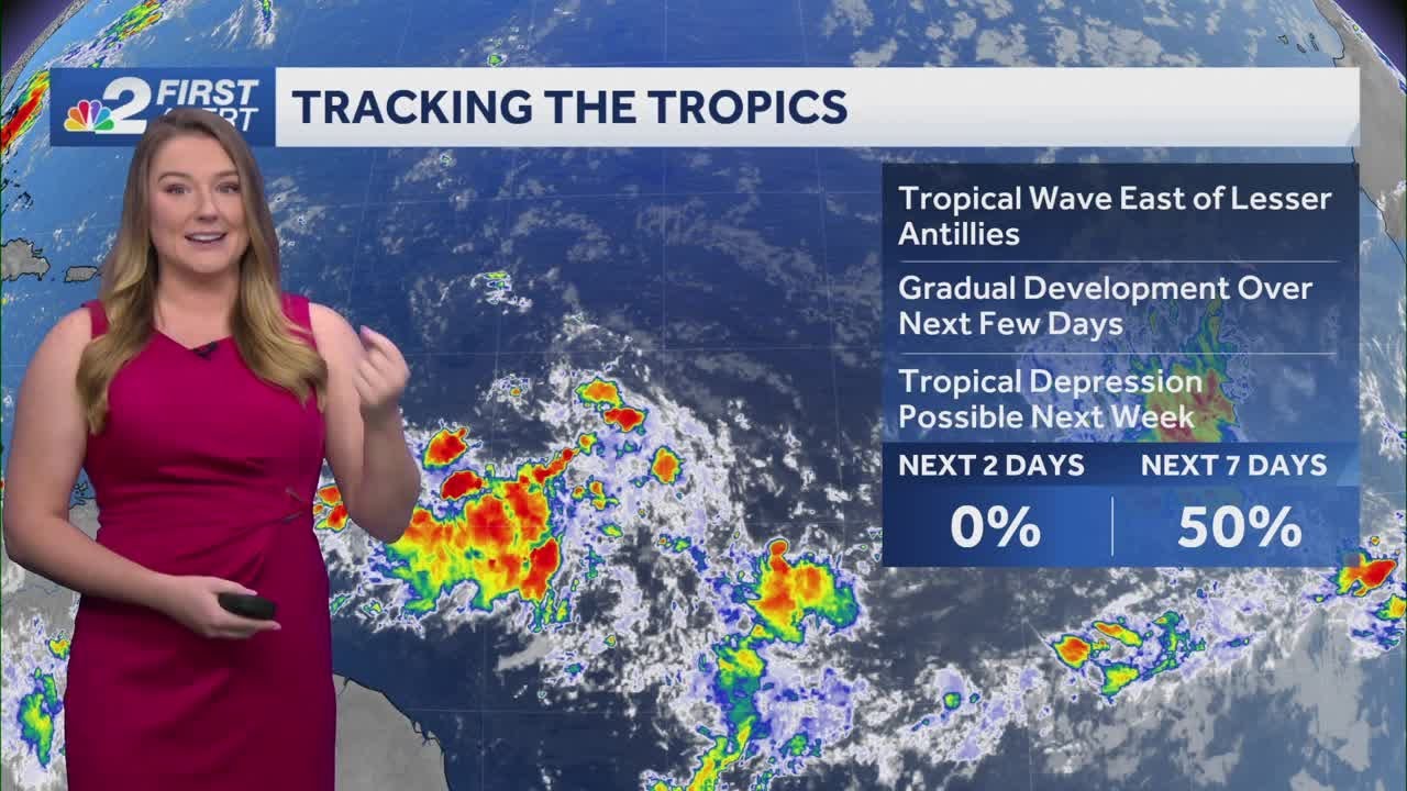 Three areas of disturbed weather being monitored in the Atlantic basin