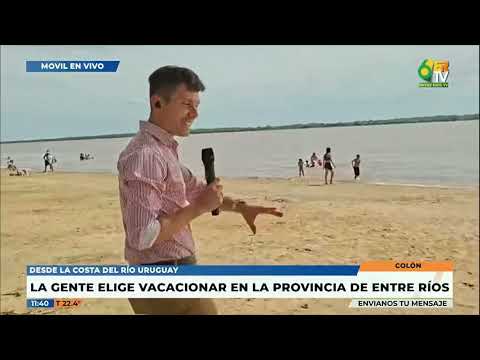 Canal 6 ERTV I Recorrida por Playa Norte en Colón
