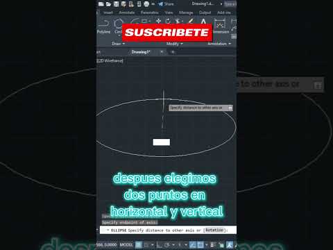 Crea #elipse en #autocad #2023 #trending #trendingshorts #viral #follow #like #foryou #civilengineer