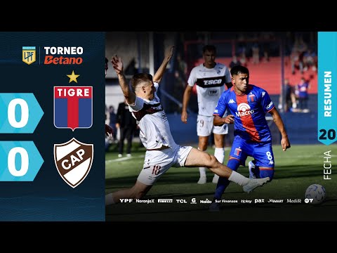 TIGRE 0 - 0 PLATENSE I Resumen del partido | #TorneoBetano 2024