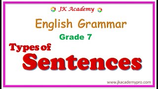 types of sentences grade 7 | kinds of sentences grade 7 | types of sentences class 7 | sentences