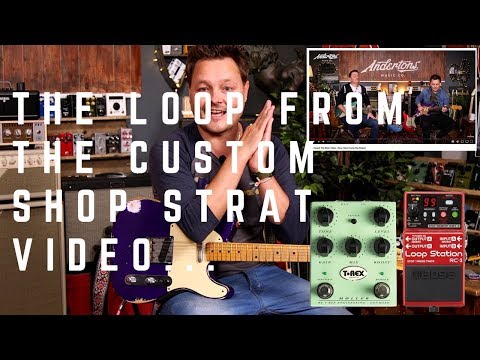 The 3 Easy Chords Loop From Our Fender Custom Strat Video - Plus Tips For Looping and Improvisation