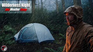 What Lurks Beyond the Fog - Solo Fog and Rain Forest Camp