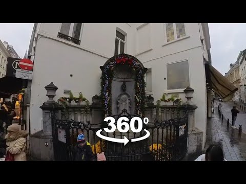 Vídeo 360 do meu segundo dia em Bruxelas, Bélgica, visitando Manneken Pis,  Royal Gallery of Saint Hubert, The View, Parc du Cinquantenaire e mais.