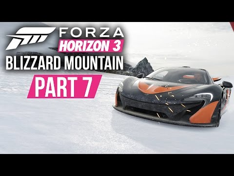 Forza Horizon 3 Blizzard Mountain Gameplay Walkthrough Part 7 - P1 ON THE SNOW & SNOW BUGGY