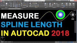 How to Measure Spline Length in AutoCAD 2018