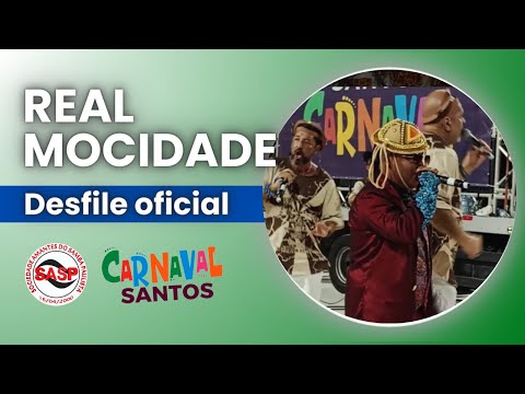 Carnaval 2024 - Santos | Largada do desfile da Real Mocidade Santista