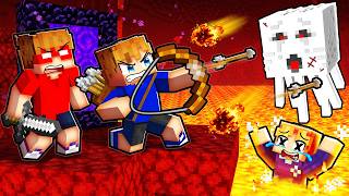 We Entered THE NETHER In Minecraft..