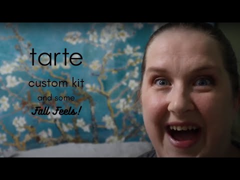 My Tarte Custom Kit! June 2021 some Fall Feels!