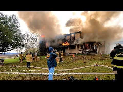 20211120 Fire Fighter Structural Burn Class, Hughesville, Muncy, Pennsylvania #6