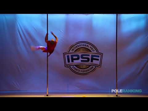 Senior Men Moises Ahumada Reyes of Mexico - IPSF World Pole Sports Championships 2018