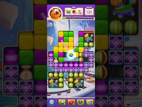 Completing the Toon Blast level 6224 (Super Hard Level) with Magic Disco 💫💫💫💫💫