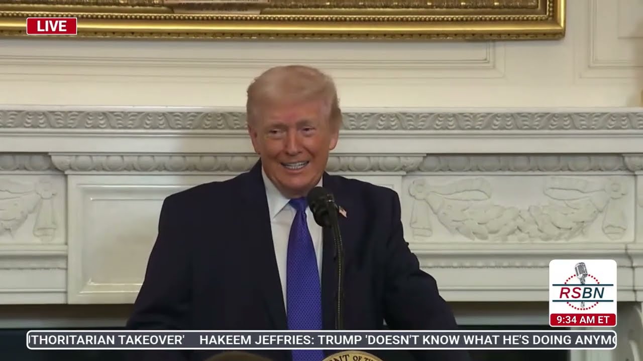 WATCH: President Trump Removes the Press from Governors' Working Breakfast Event - 2/20/26