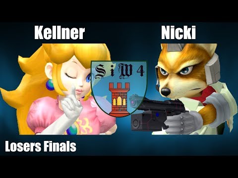 SiW4 - Nicki (Fox) Vs. eR | Kellner (Peach) - Losers Finals - Melee Singles