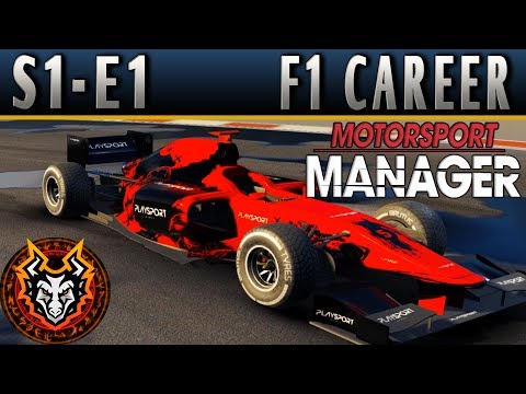Motorsport Manager F1 Career S1E1 - BUILDING A NEW TEAM!