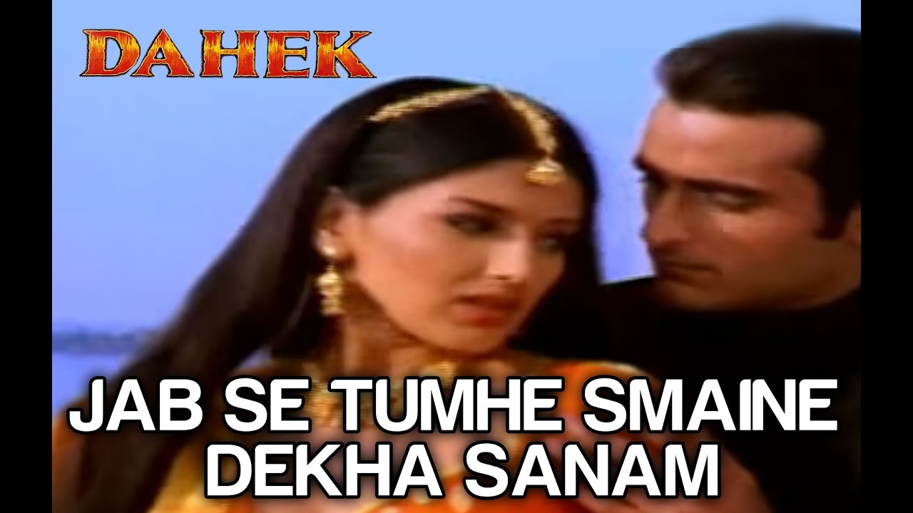 Jab Se Tumhe Maine Dekha Sanam Meri Lyrics | Dahek | Udit Narayan, Anuradha Paudwal | Aadesh Shrivastava, Anand Milind