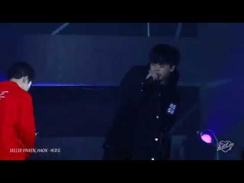 [FANCAM] 181118 VINXEN(빈첸), HAON(김하온) - 바코드