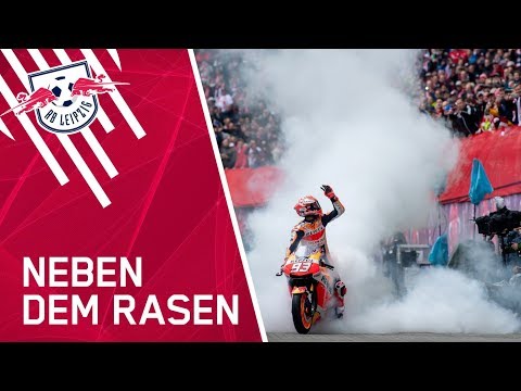 Der Auftritt von MotoGP-Star Marc Márquez in der Red Bull Arena!