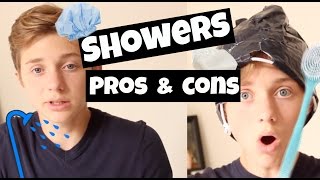 PROS AND CONS OF SHOWERS