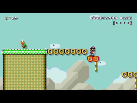 3-5:Dinosaur Ruins Pursuit by Myuu - Super Mario Maker - No Commentary 1bk