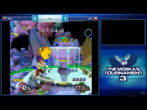 The Moska's 3 SSBM - NDJ (Pikachu) vs Gino (Falco) - Pools