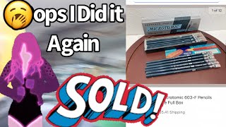 Oops I Did it Again - Selling Pencils on Ebay for Huge Profit - What Sold on Ebay