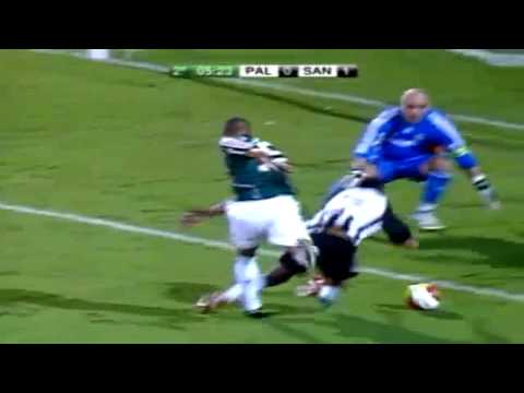 Palmeiras 1 x 2 Santos pela semifinal do Paulistão 2009 18 04 09