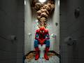 Spiderman Flew To The Poop Planet Spiderman Shorts