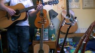 The Dubliners: "Peggy Lettermore" Live 2009 (acoustic guitar cover)